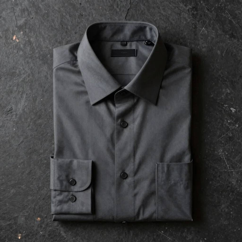 Slate Monogrammed Dress Shirt