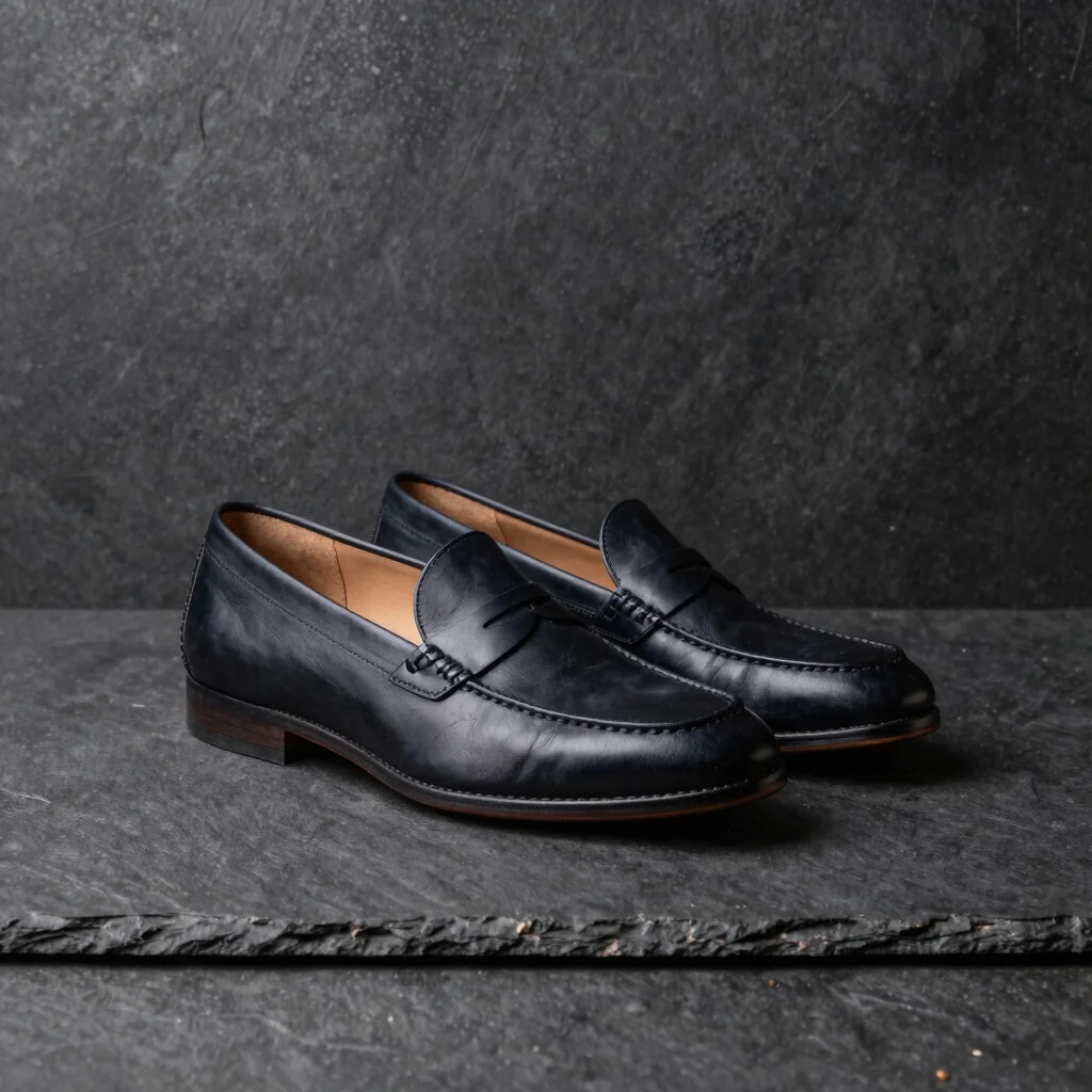 Venetian Leather Loafers